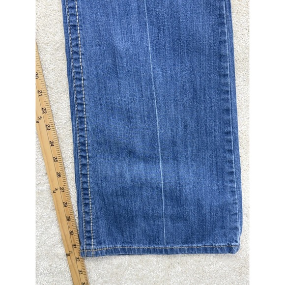 Cruel Denim Hannah Jean Womens 33/15R Medium Blue Mid Rise Bootcut Stretch Denim - Picture 8 of 10